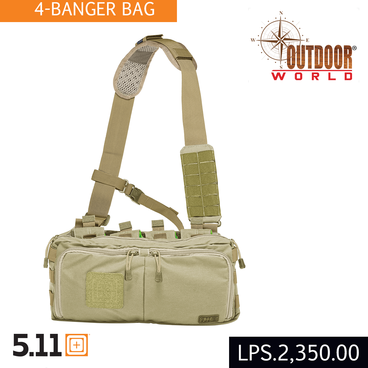 5.11 Tactical #56181 4-BANGER BAG 5L