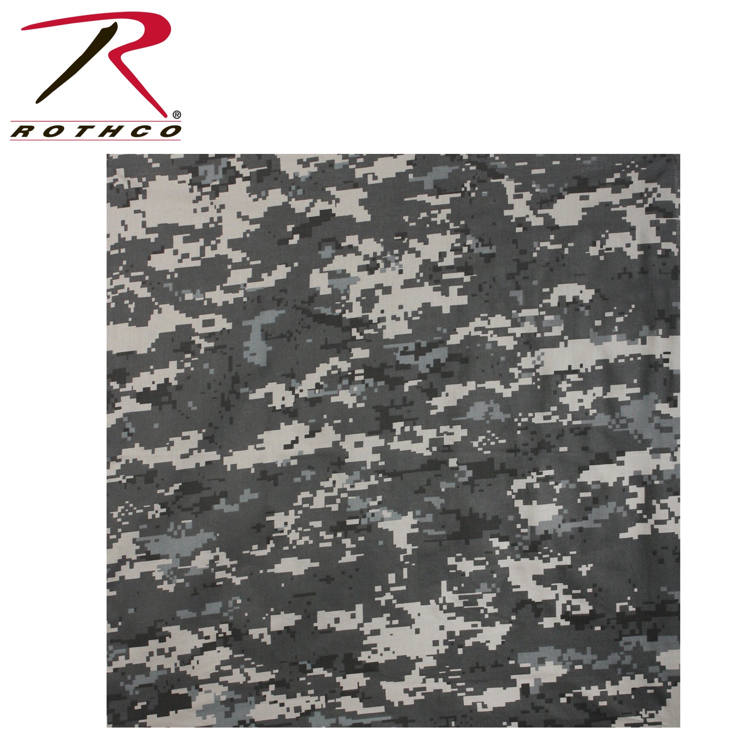 #4173 Rothco Large Digital Camo Bandana