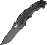 SWMP6 Assisted Folding Knife with 3.4in Clip Point Blade and Aluminum