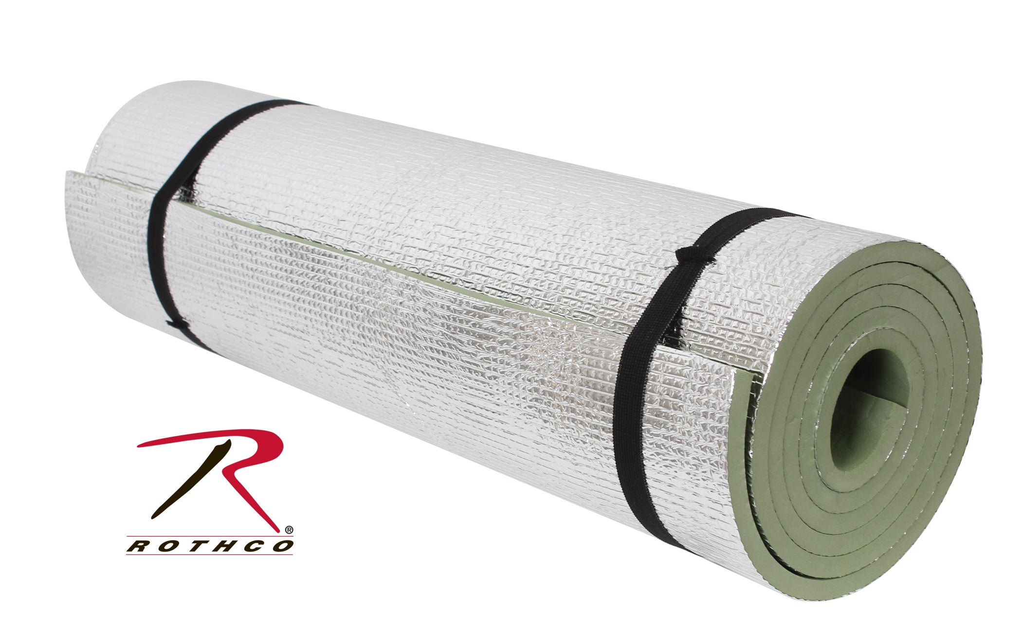 Rothco Thermal Reflective Od Sleeping Pad W/ Ties #4422
