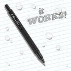 DURABLE STANDARD CLICKER PEN – Black Ink #93K