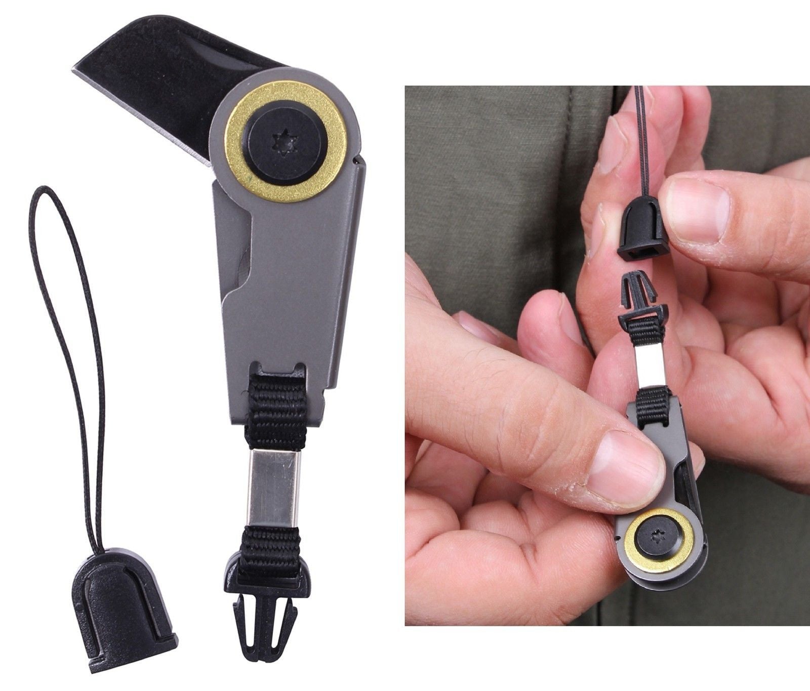 Rothco #3642 Zipper Pull Folding Knife