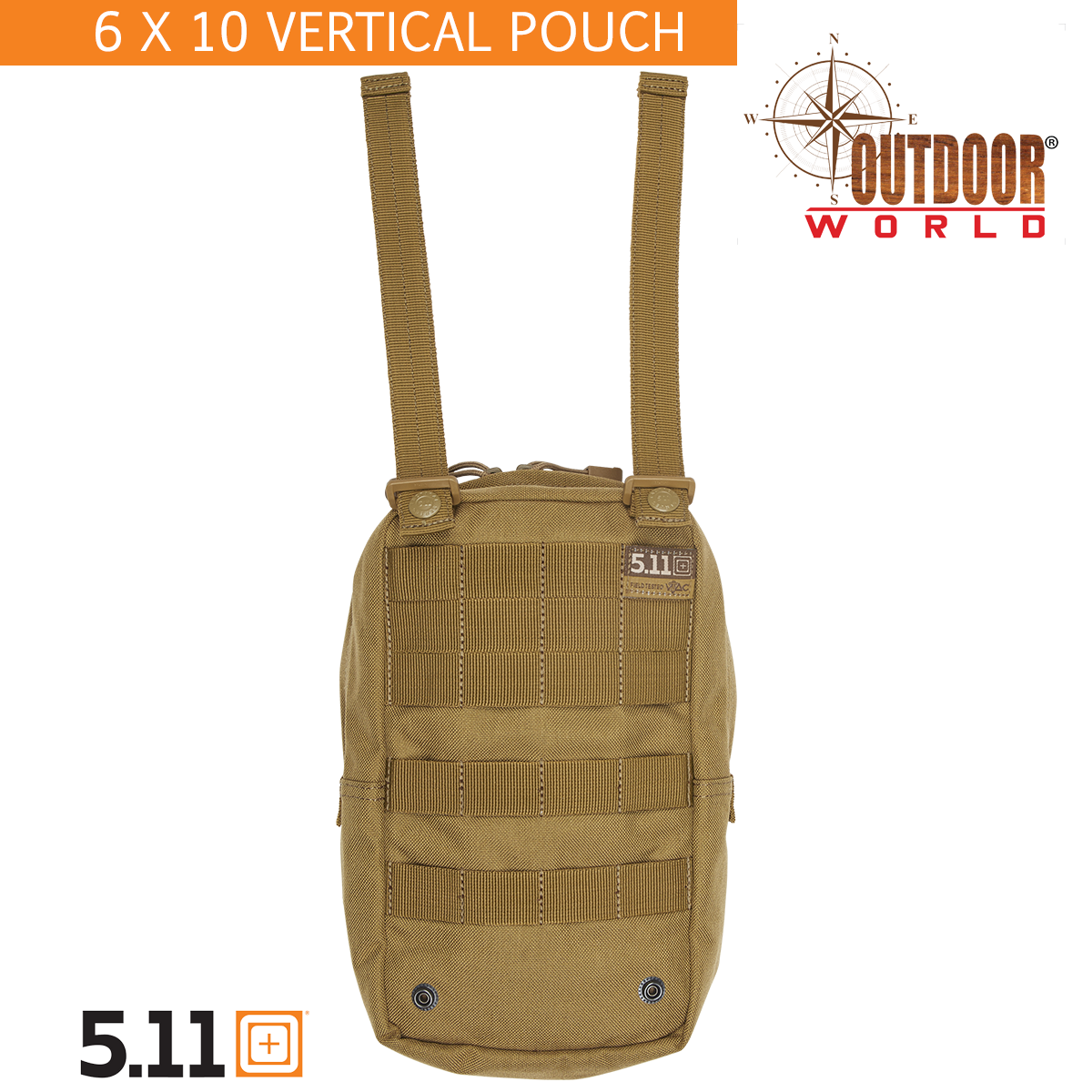 5.11 Tactical #58717 Compartimiento Vertical 6x10"