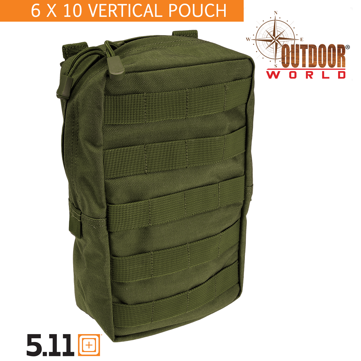 5.11 Tactical #58717 Compartimiento Vertical 6x10"