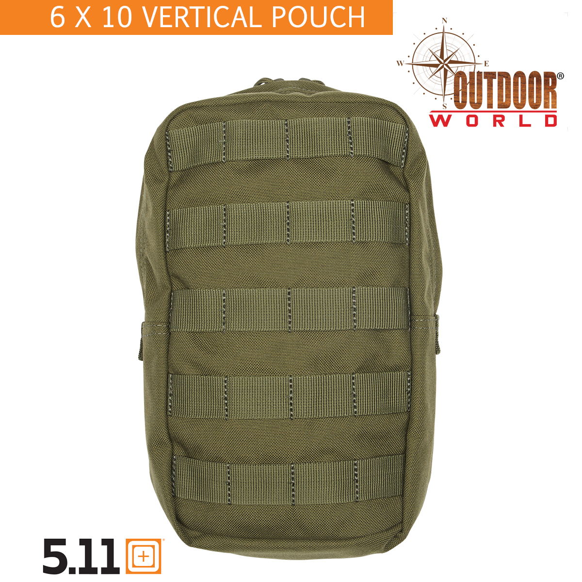 5.11 Tactical #58717 Compartimiento Vertical 6x10"
