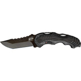SWMP6 Assisted Folding Knife with 3.4in Clip Point Blade and Aluminum