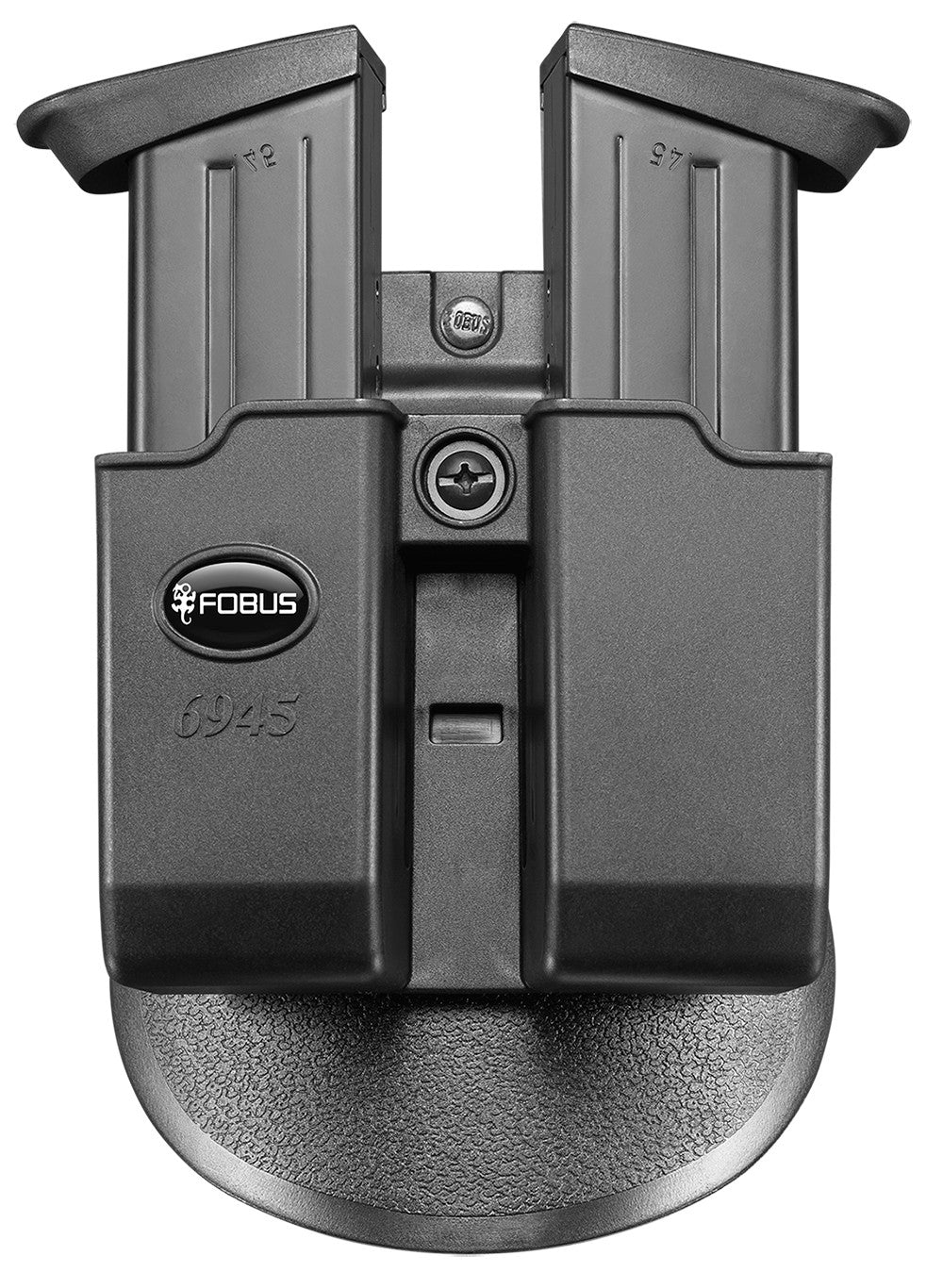6945 Double Magazine Pouch for Double-Stack .45Cal Magazines such as S&W, Springfield, H&K, Walther, FN and similar others (not for Glock)
