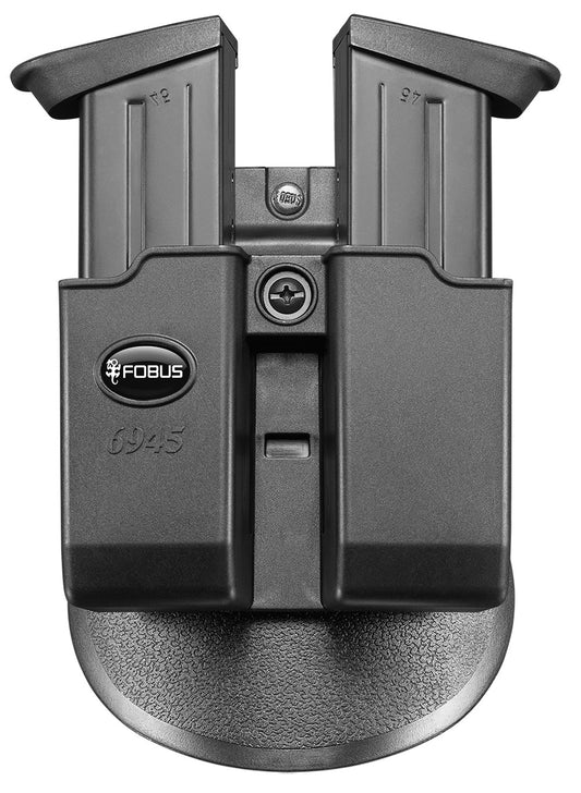6945 Double Magazine Pouch for Double-Stack .45Cal Magazines such as S&W, Springfield, H&K, Walther, FN and similar others (not for Glock)