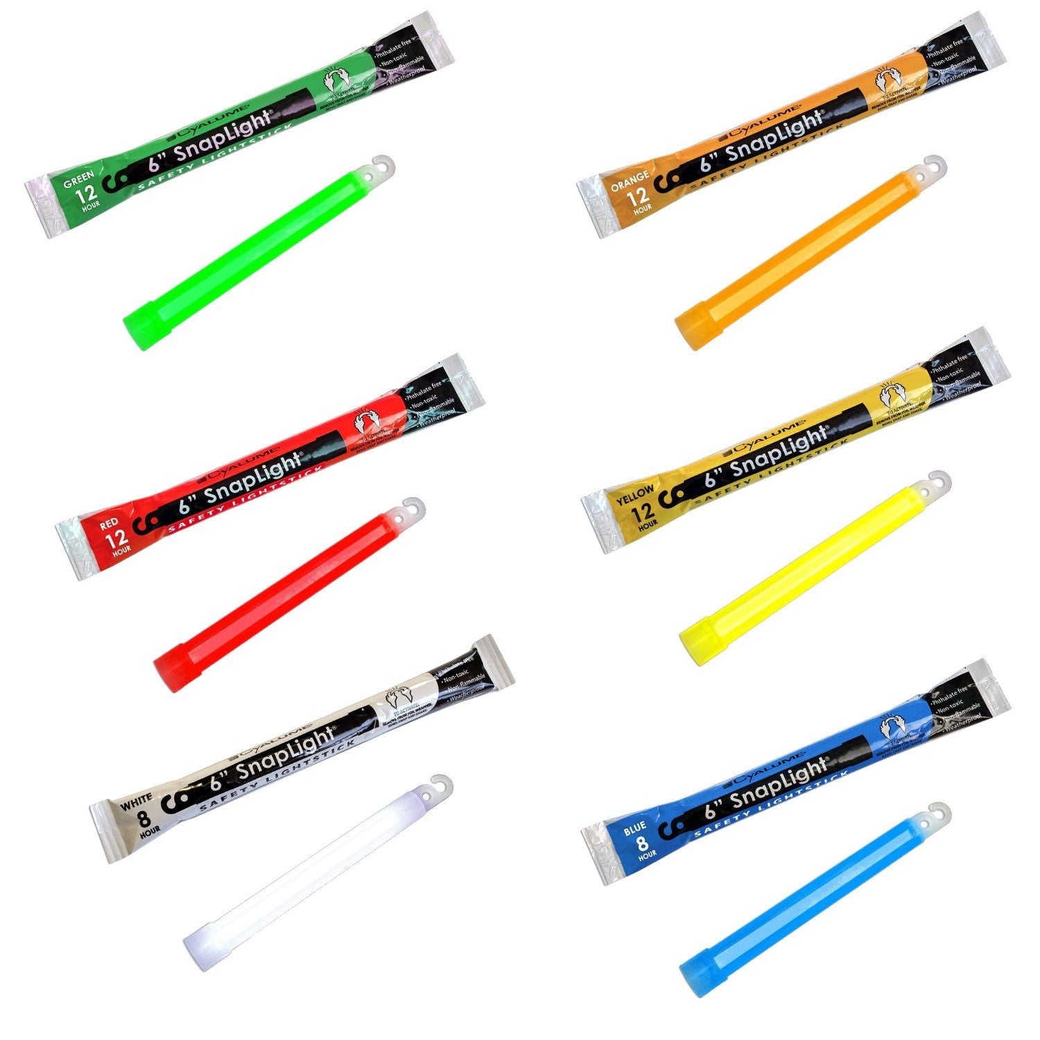 LIfe Gear #15F07X Snaplight Emergency Light Sticks