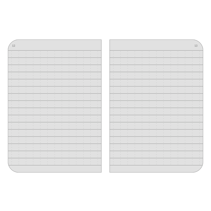 MINI-STAPLED NOTEBOOK No. 871FX-M