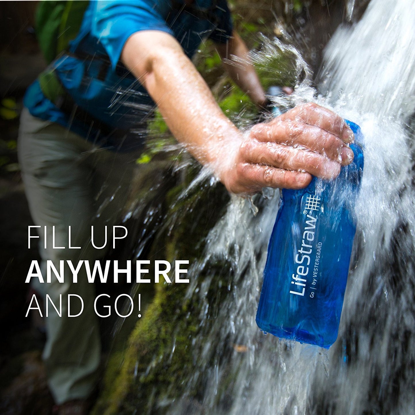 LifeStraw Water bottle with 2-stage filtration