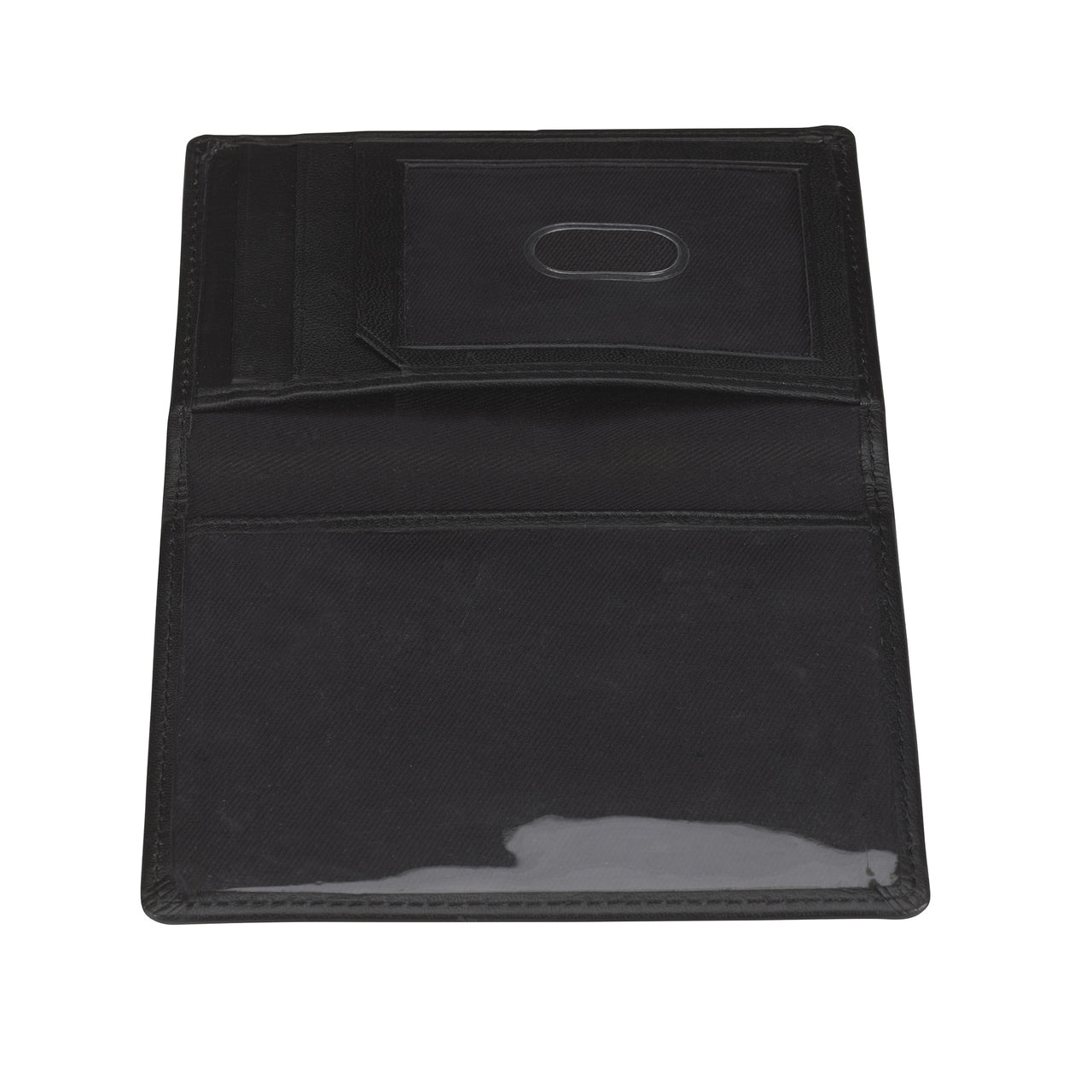 RFID-BLOCKING LEATHER PASSPORT WALLET #933BLK