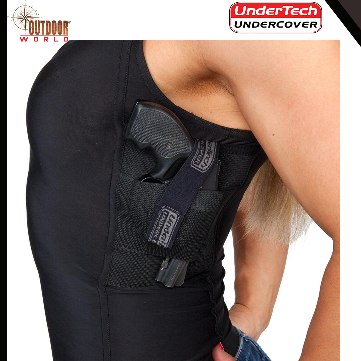 4013-BLK-2X /  WOMEN'S CONCEALED CARRY TANK TOP