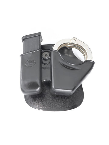 FOBUS CU9G Combo Pouch for Glock 9mm Double-Stack Magazine and S&W Model 100 Chain-Linked Handcuffs