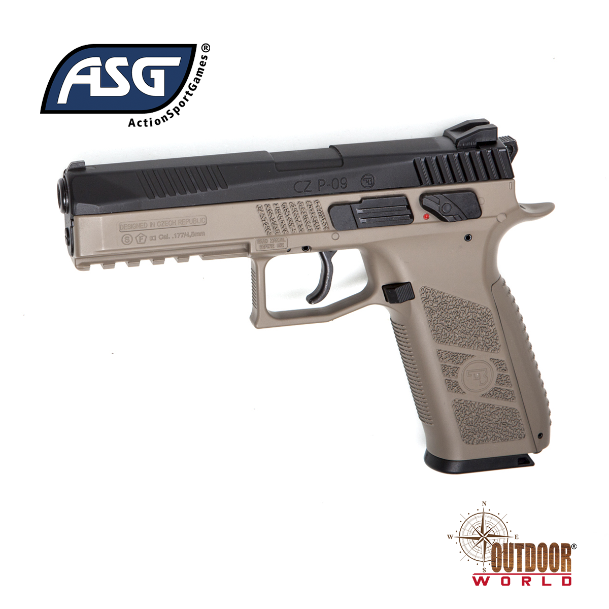 CZ P-09 AIRGUN PELLETS - BB CAL.177 ( 4.5 MM) 