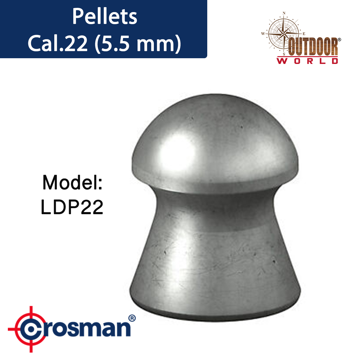 DOMED ULTRA MAGNUM PELLET CAL.22 (5.5 MM)