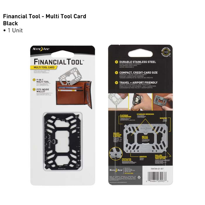 FINANCIAL TOOL® MULTI TOOL CARD