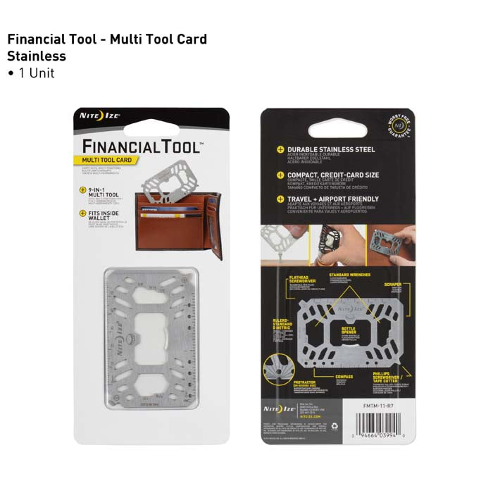 FINANCIAL TOOL® MULTI TOOL CARD