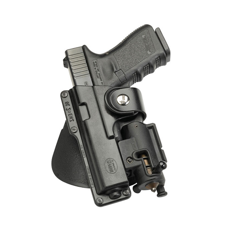 FOBUS EM17 LH Left Hand Paddle Tactical Holster, Glock 17, S&W M&P Full Size, Ruger SR45 & American Pistol 45