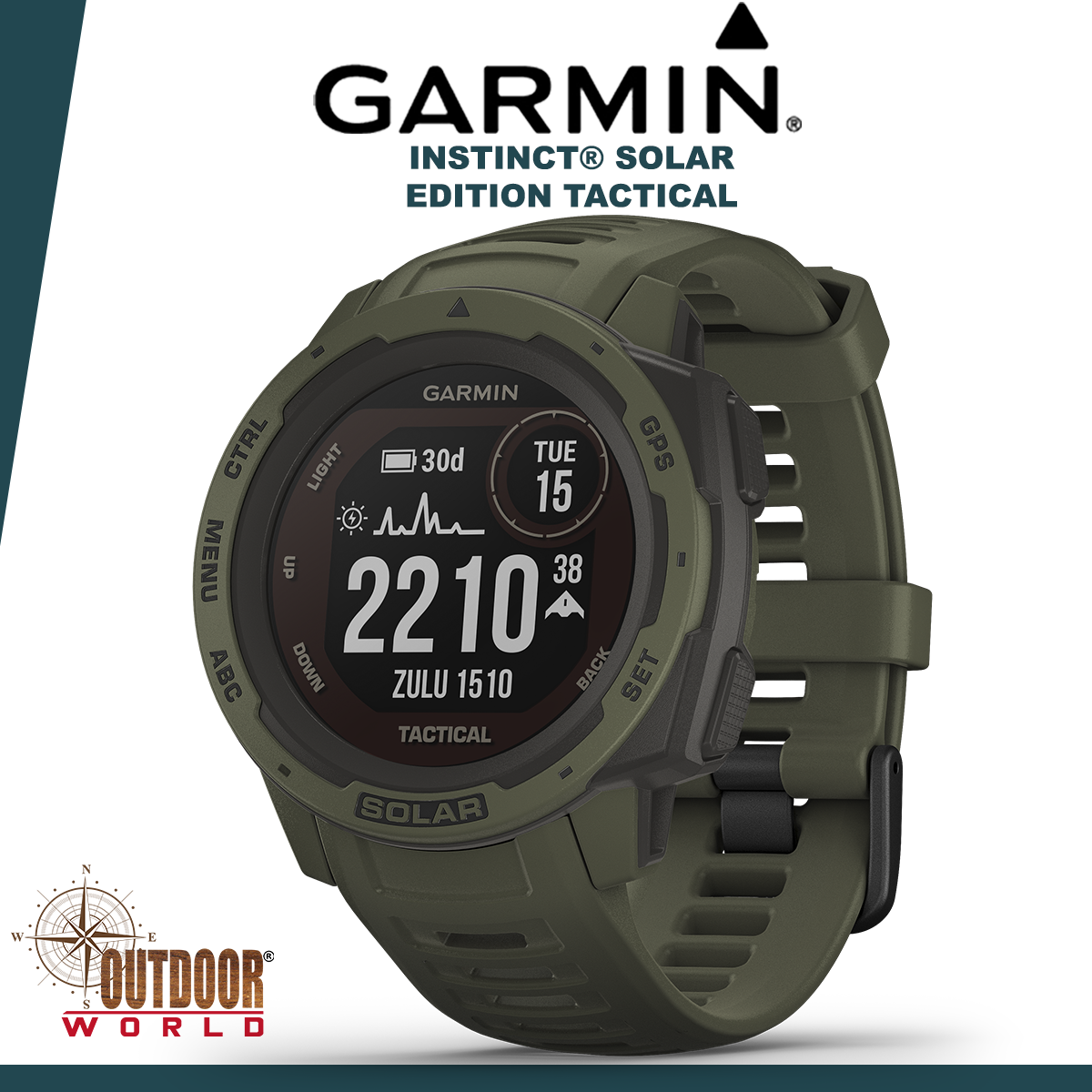 Instinct® Solar Edition – Tactical 010-02293-14