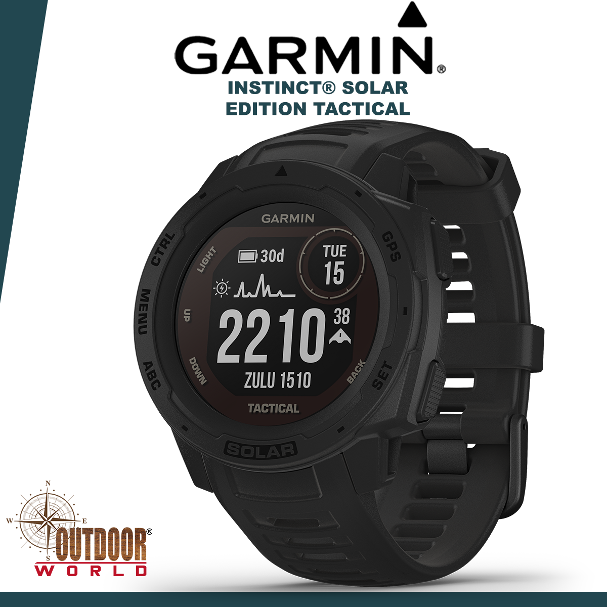 Instinct® Solar Edition – Tactical 010-02293-14