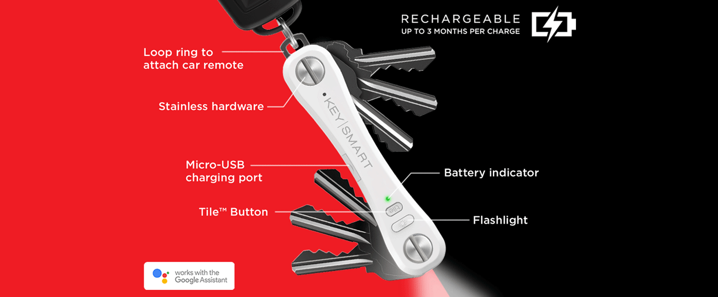 KEYSMART PRO CON LOCALIZADOR SMART TILE™