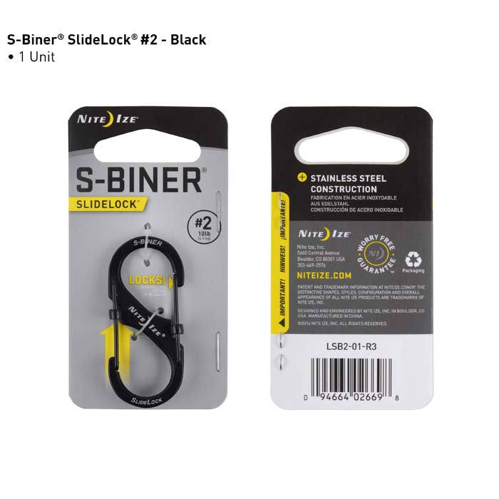 S-BINER® SLIDELOCK® STAINLESS STEEL