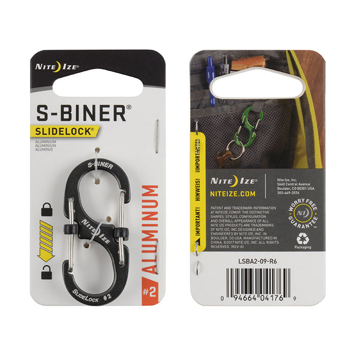 S-BINER® SLIDELOCK® ALUMINUM