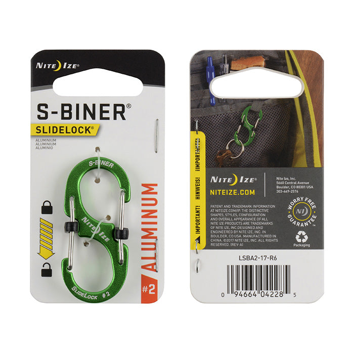 S-BINER® SLIDELOCK® ALUMINUM