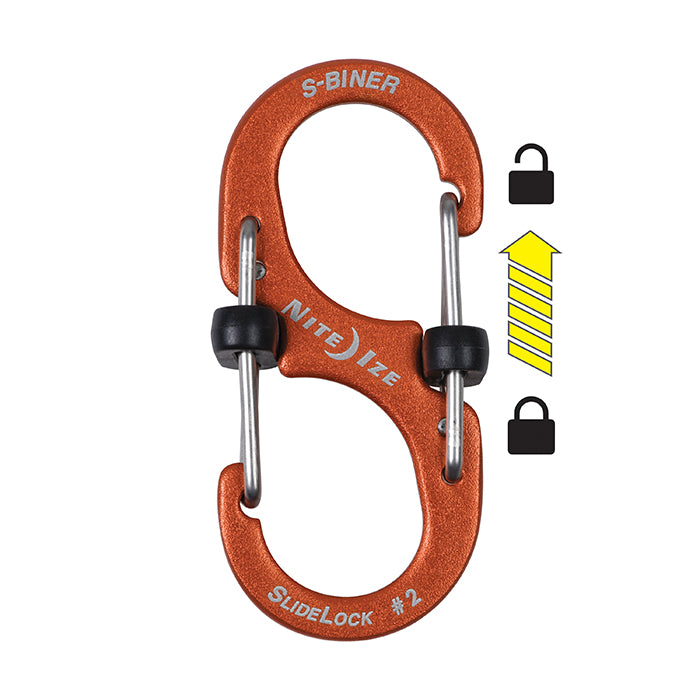 S-BINER® SLIDELOCK® ALUMINUM