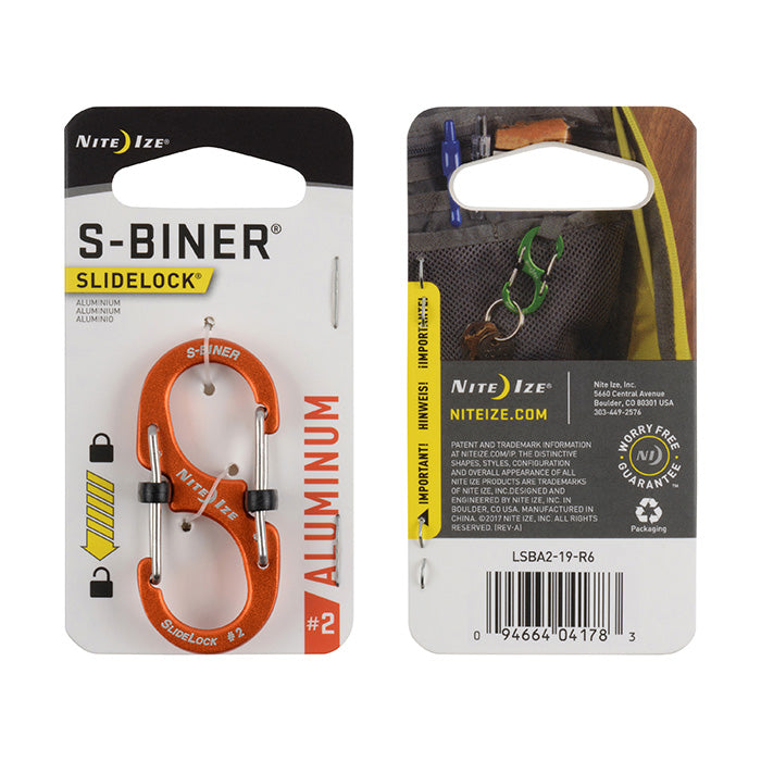 S-BINER® SLIDELOCK® ALUMINUM