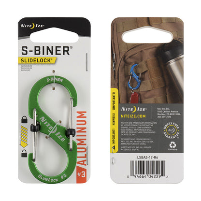 S-BINER® SLIDELOCK® ALUMINUM