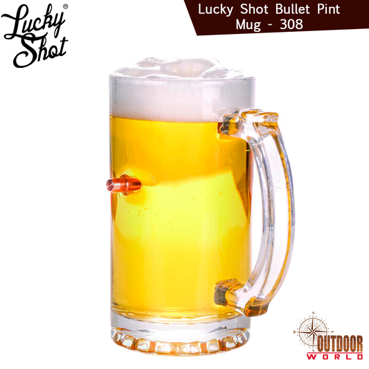 LSBPM-308 / Lucky Shot Bullet Pint Mug - 308