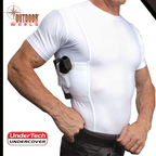 4014-BLK-2X / MENS CONCEALED CARRY COOLUX MESH CREW NECK TEE