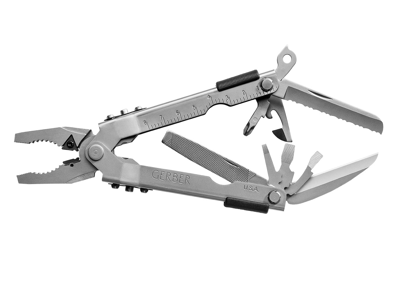 MULTI-PLIER 600 - BLUNTNOSE STAINLESS W/ CARBIDE INSERT CUTTERS, SHEATH #07500G