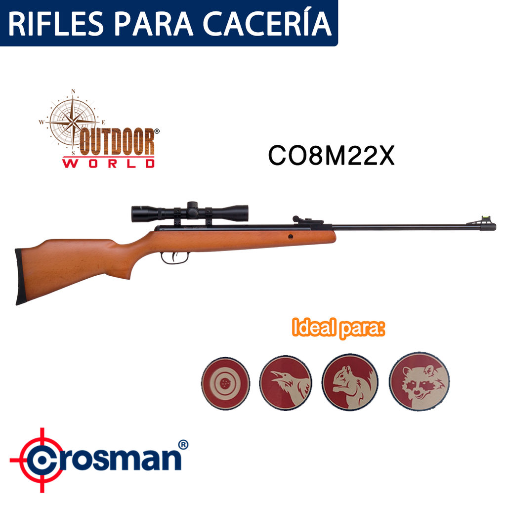 Rifle Aire Comprimido Crosman Optuimus 5.5