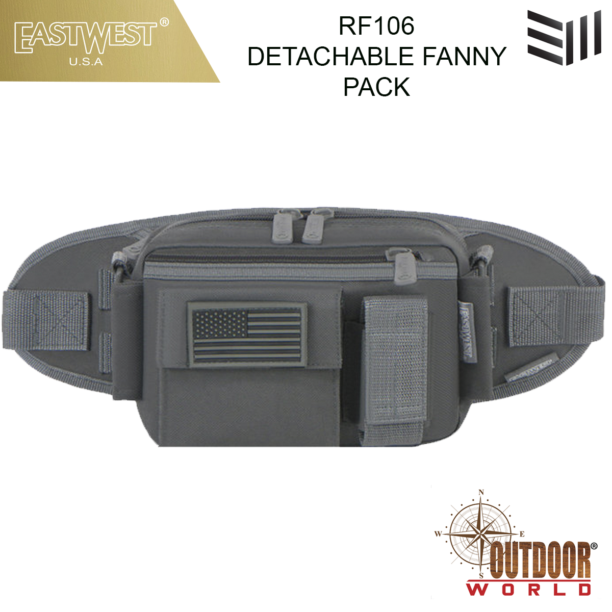 RF106  DETACHABLE FANNY PACK