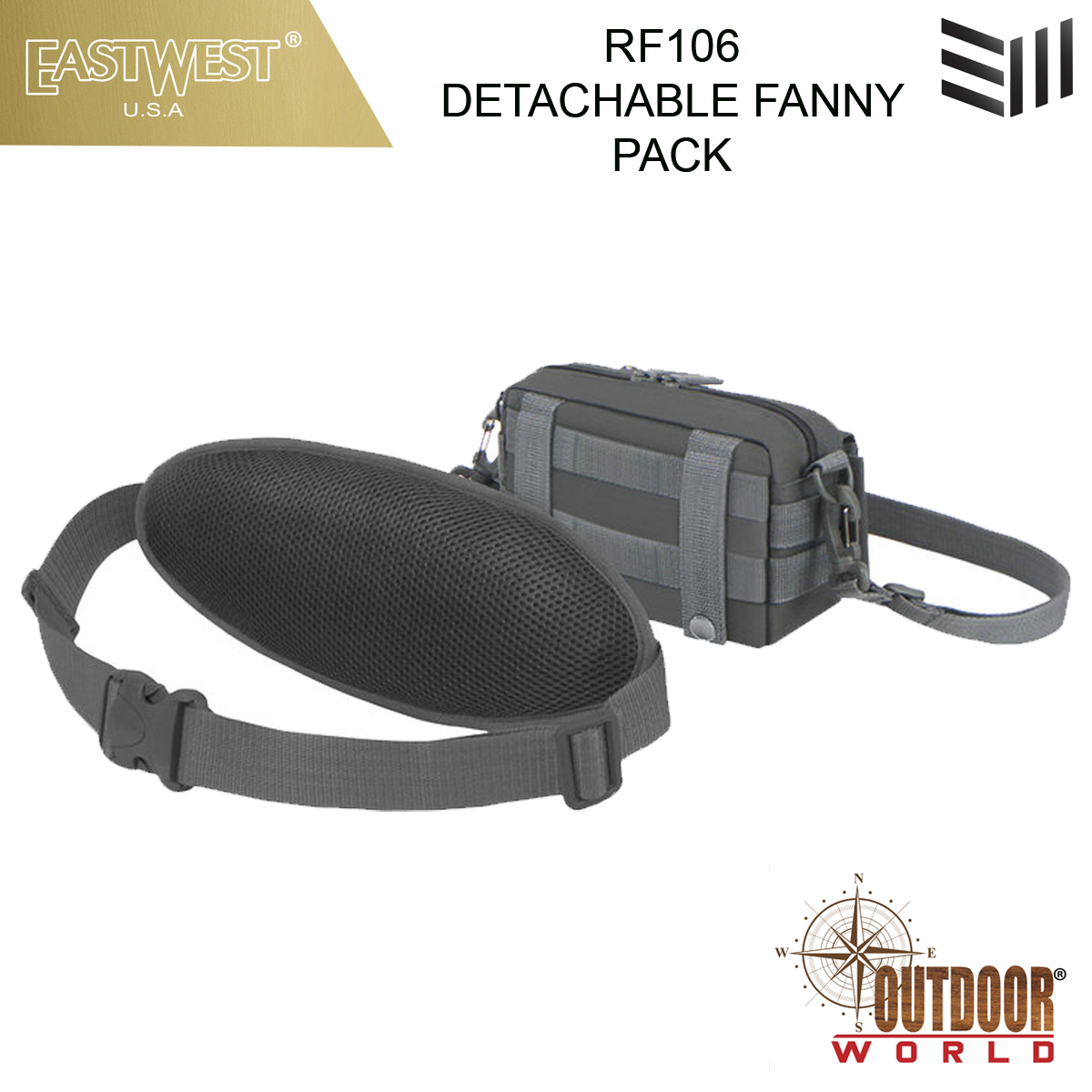 RF106  DETACHABLE FANNY PACK