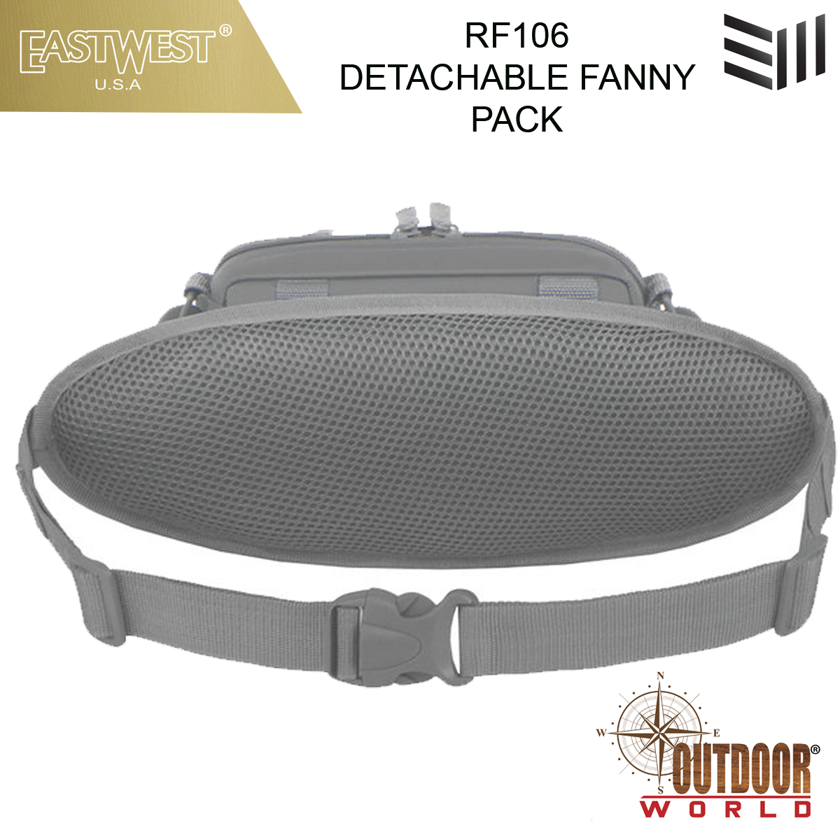 RF106  DETACHABLE FANNY PACK