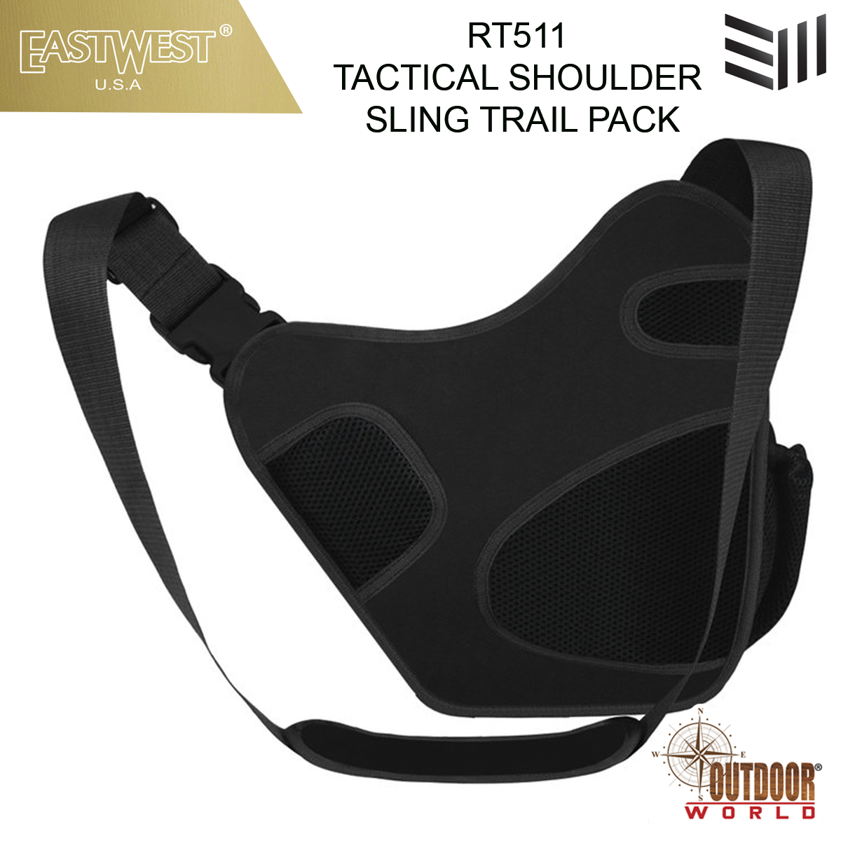 RT511 TACTICAL SHOULDER SLING TRAIL PACK
