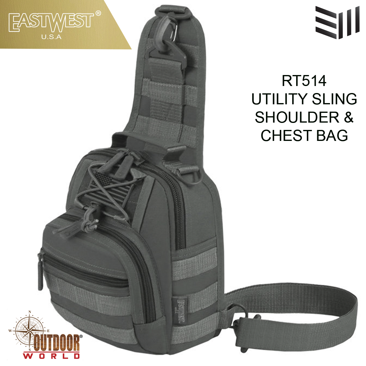 RT514  UTILITY SLING SHOULDER & CHEST BAG