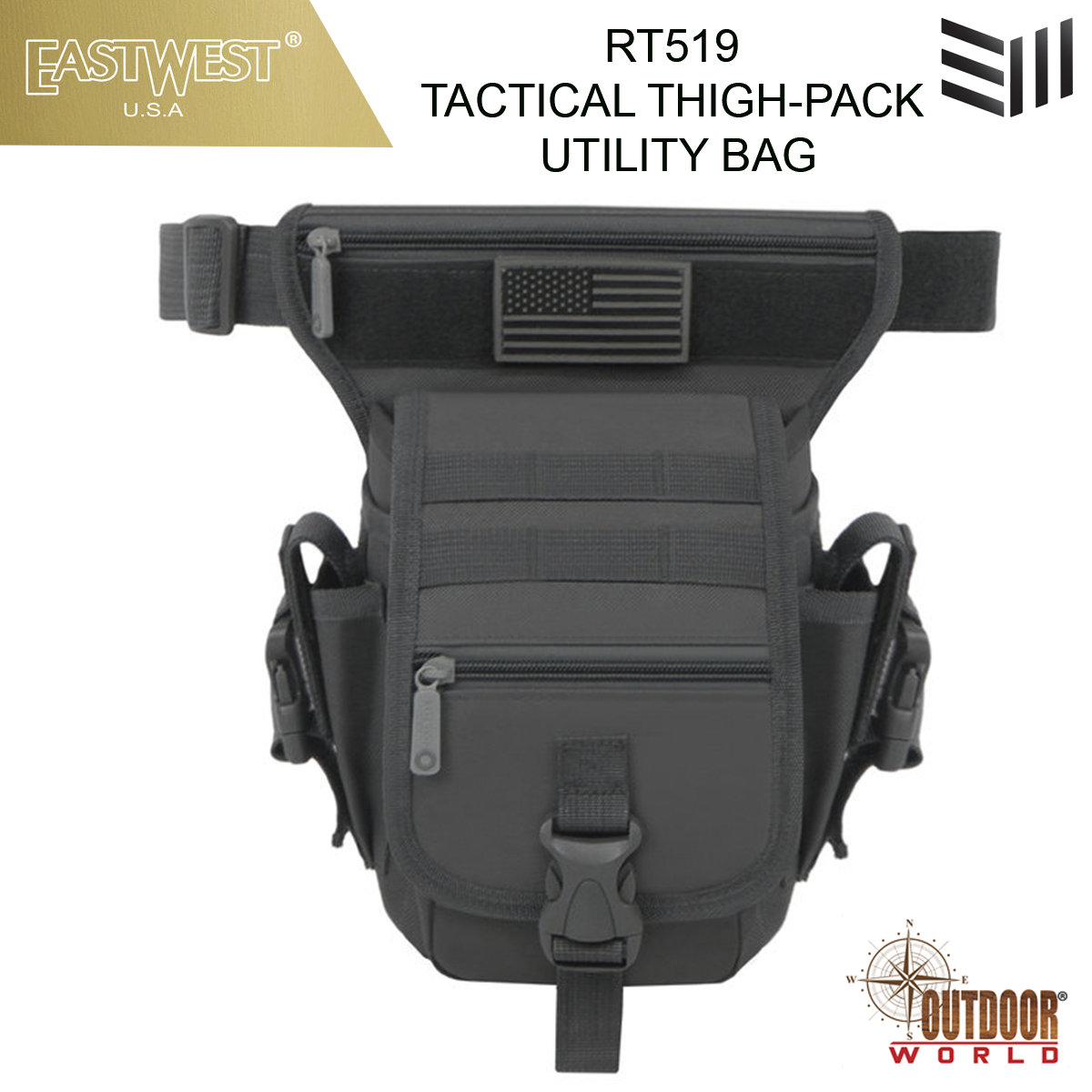 RT519  TACTICAL THIGH-PACK UTILITY BAG