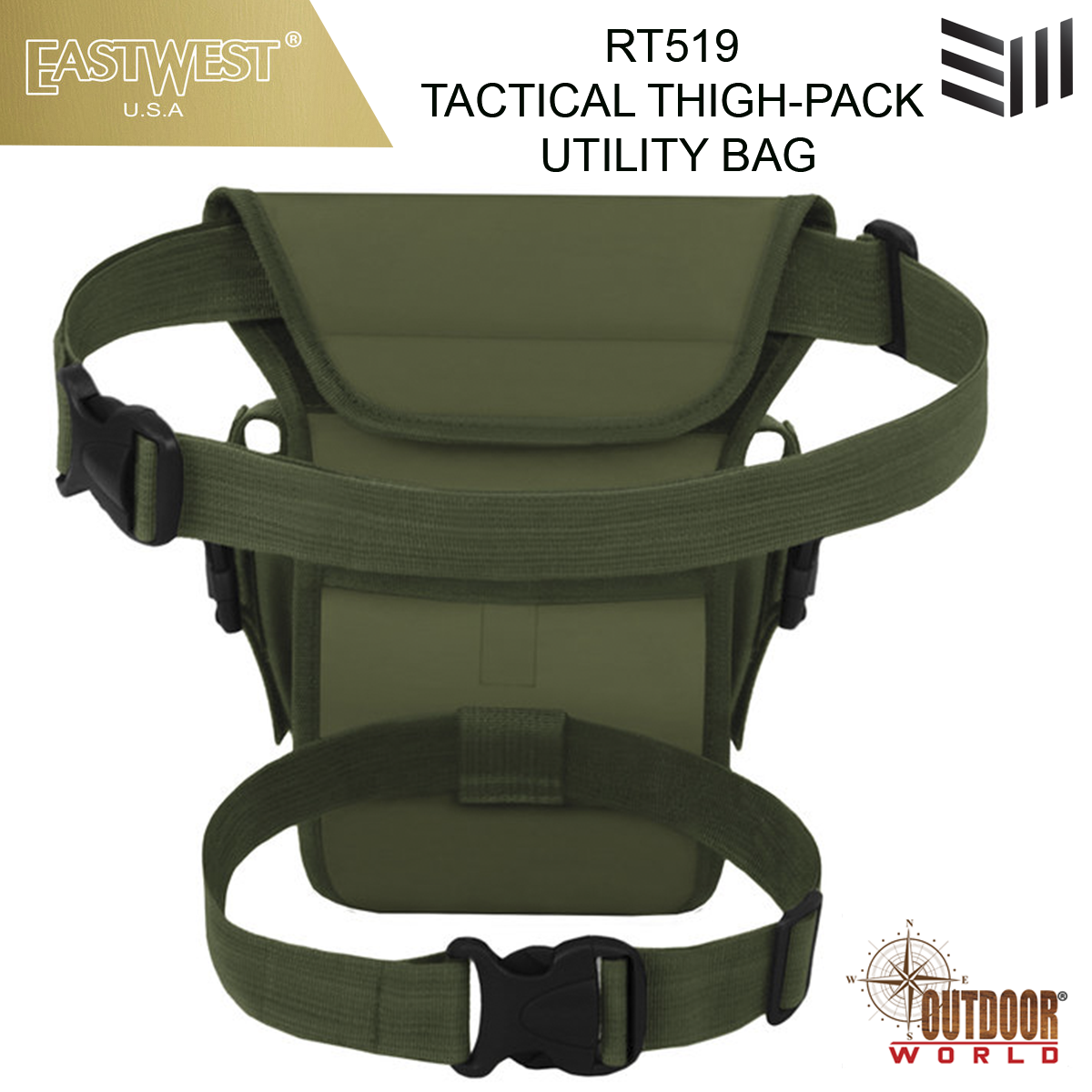 RT519  TACTICAL THIGH-PACK UTILITY BAG