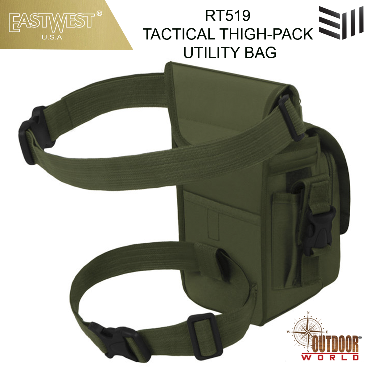 RT519  TACTICAL THIGH-PACK UTILITY BAG