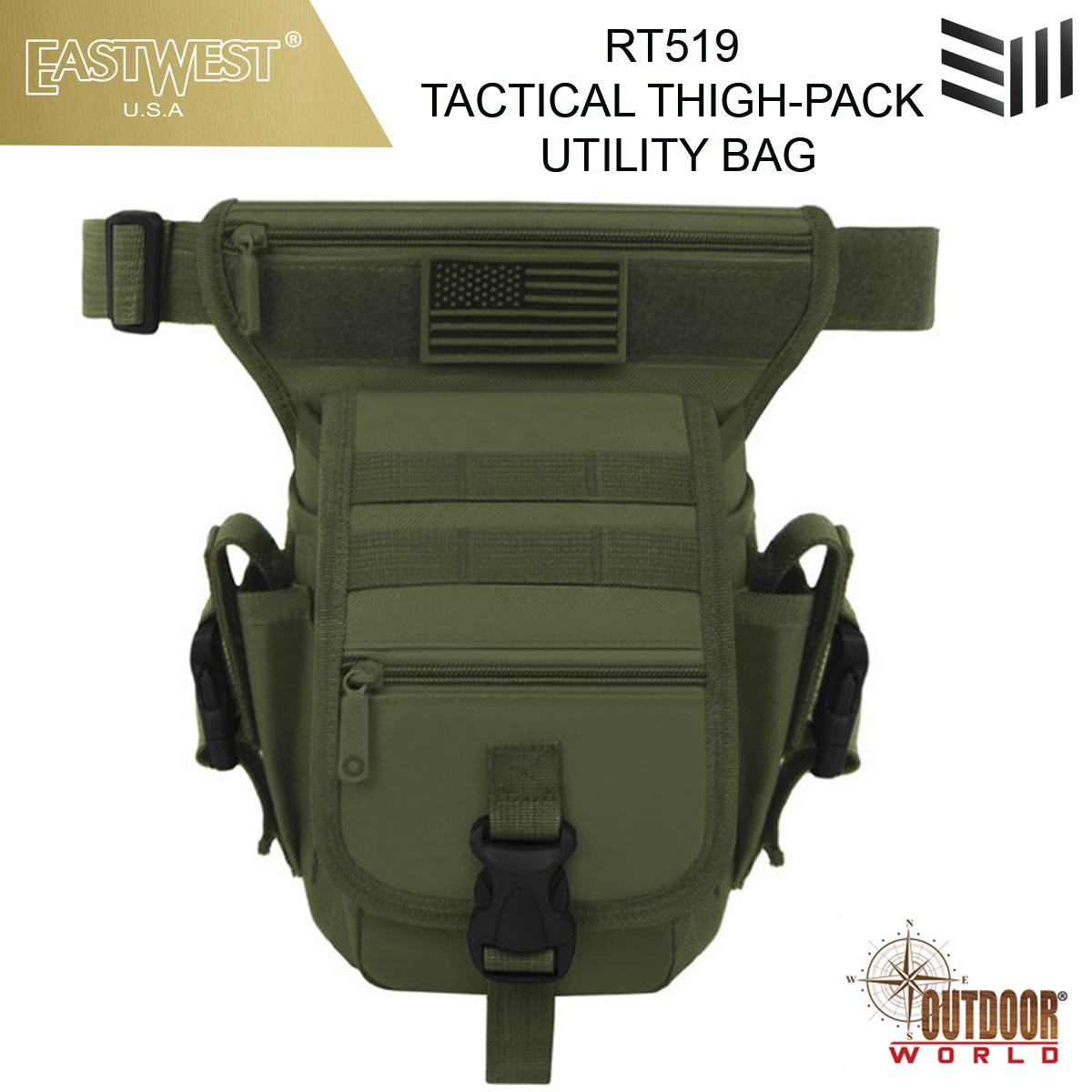 RT519  TACTICAL THIGH-PACK UTILITY BAG