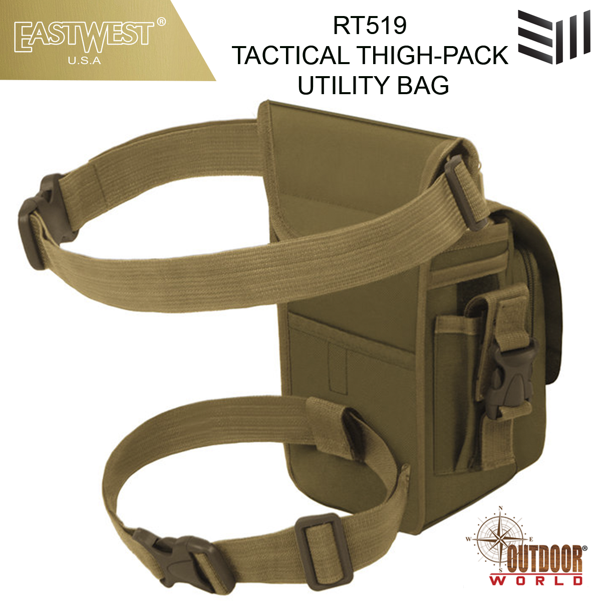 RT519  TACTICAL THIGH-PACK UTILITY BAG