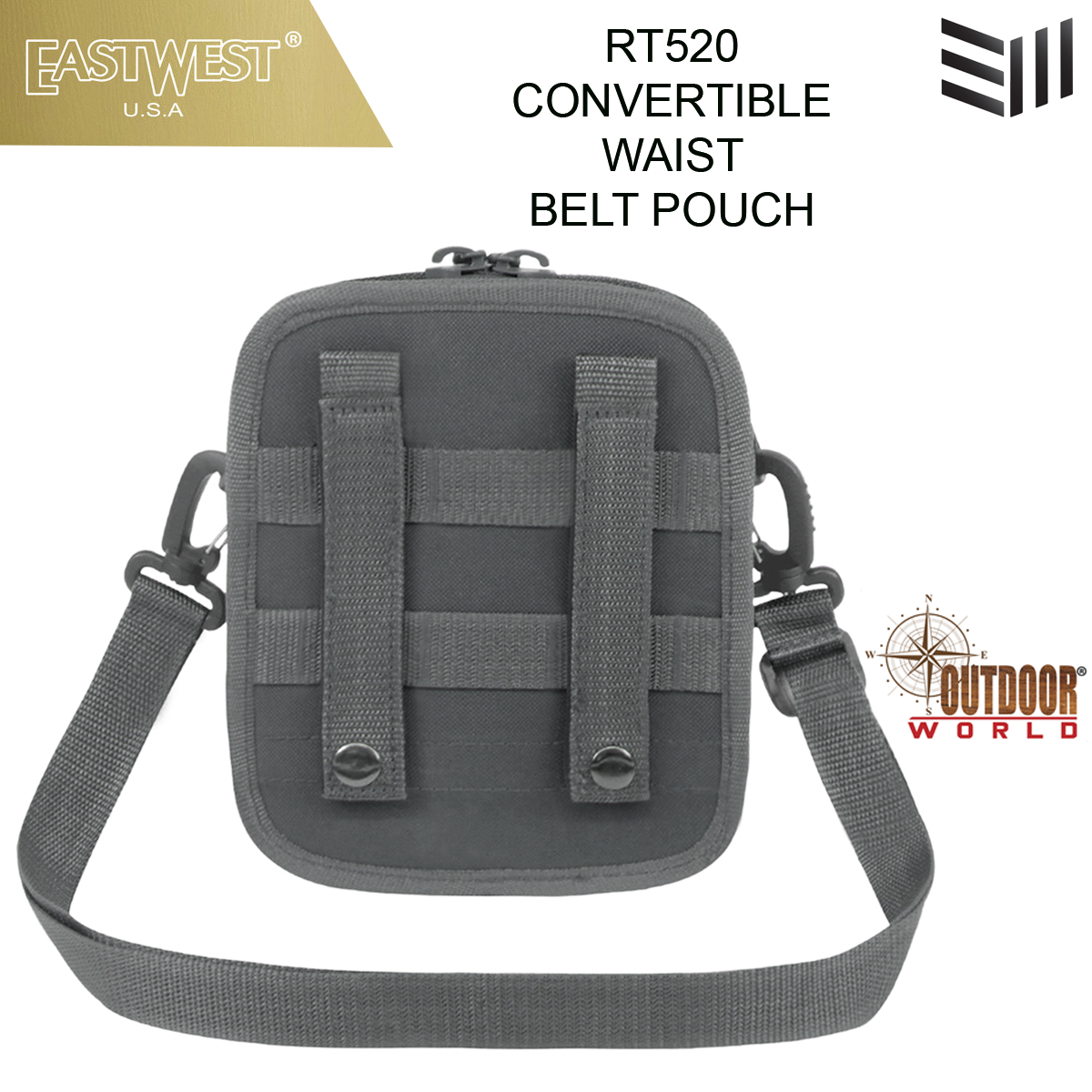 RT520 CONVERTIBLE WAIST BELT POUCH