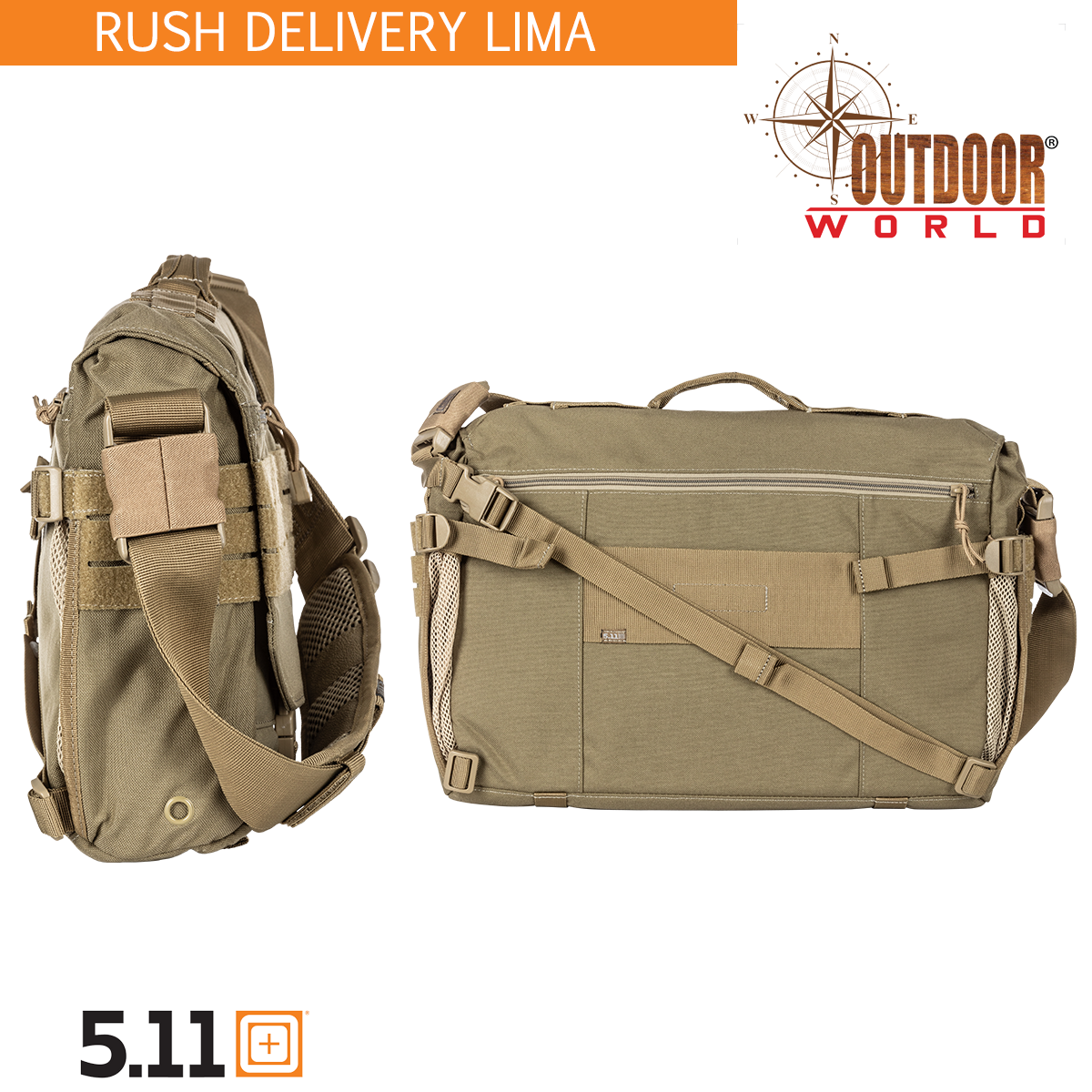 5.11 Tactical #56177 RUSH DELIVERY LIMA