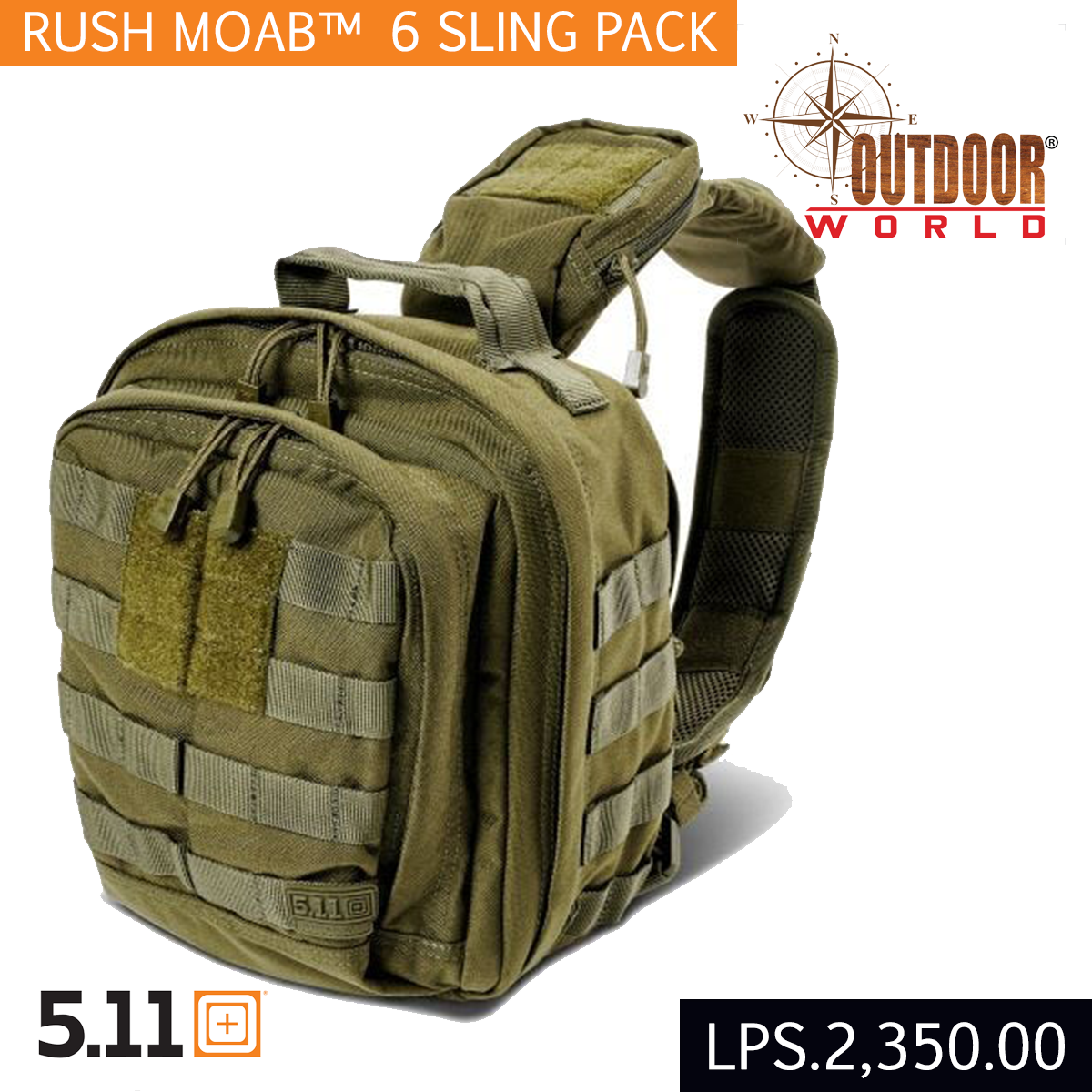 5.11 Tactical #56963 RUSH MOAB 6 Backpack