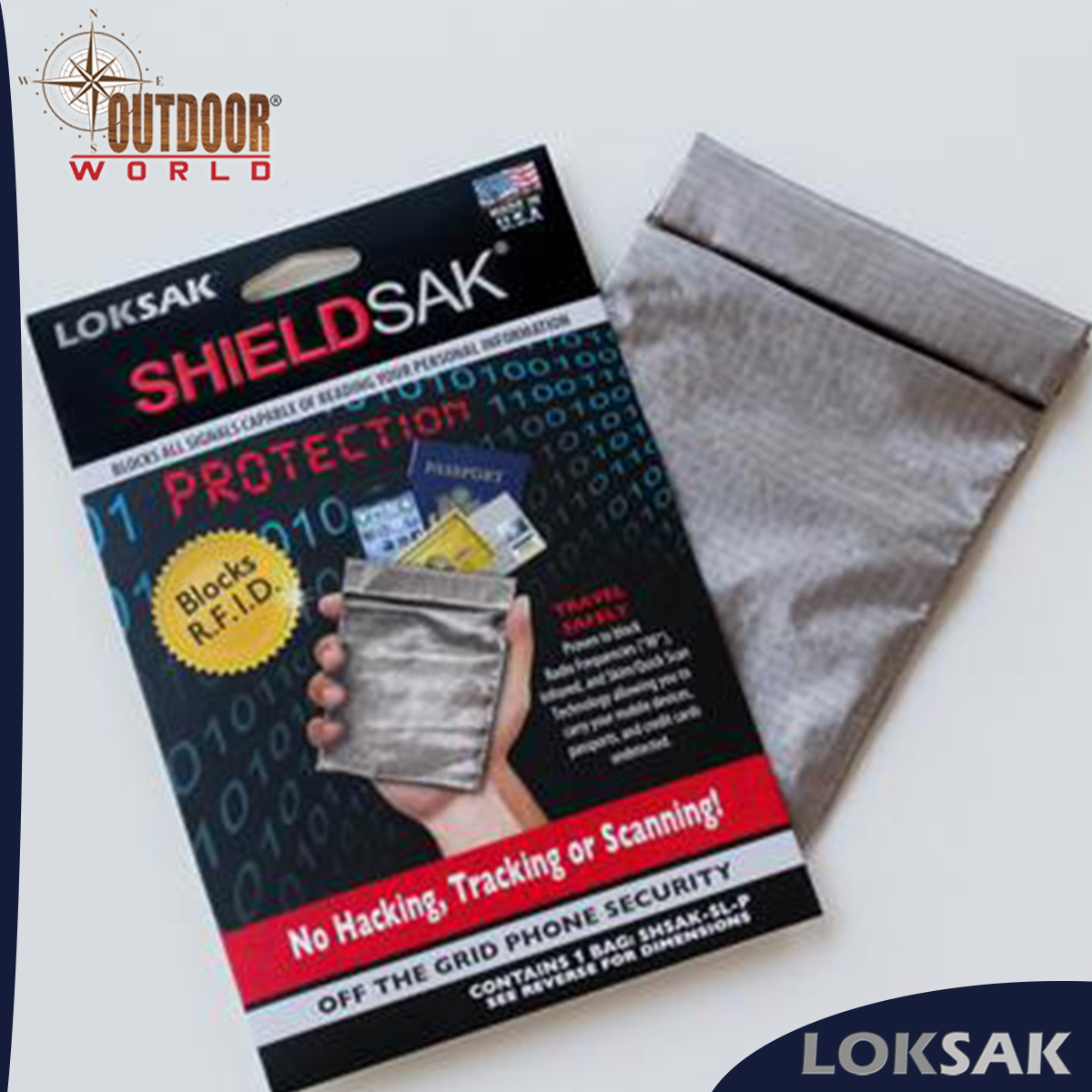 EU-SHSAK-SL-P SHIELDSAK 4 X 6 RF Shield pouch